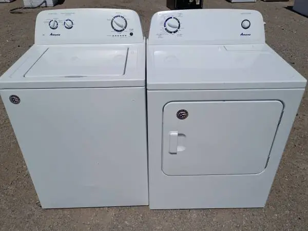 Amana washer and electric dryer set