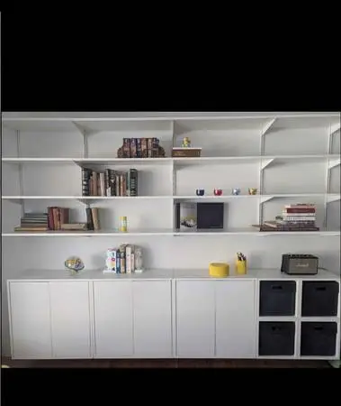 Huge IKEA BOAXEL shelving system - like new