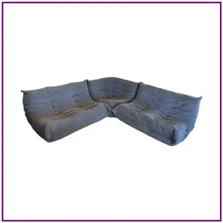 Michel Ducaroy For Ligne Roset Togo Sectional, Alcantara Chic