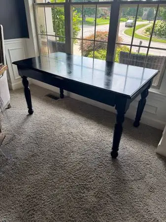 Pottery Barn black desk