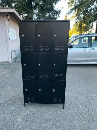 Lockers for school, home, office. 9 individual lockers.
