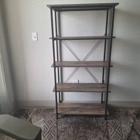 Bookshelf, Tall side and  Half Moon Tables