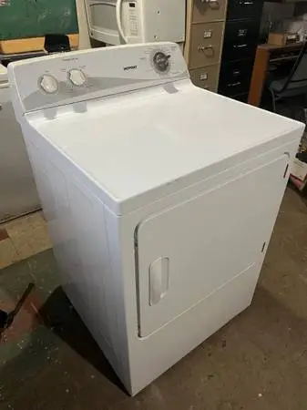 Refurbished hotpoint gas dryer installed