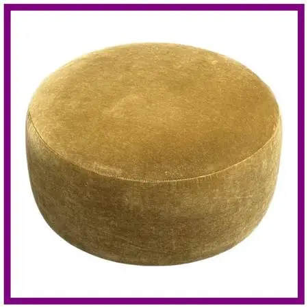 New Bespoke Mohair Brown Sugar Ottoman