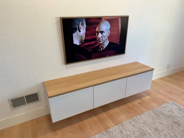 IKEA BESTÅ Top panel, oak veneer, 70 7/8x16 1/2