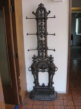 VICTORIAN HAT/COAT & UMBRELLA RACK