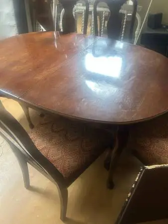 Last dining table set solid oak