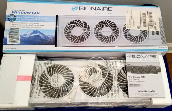 Window Fan, Bionaire BWF0502M-WM - White