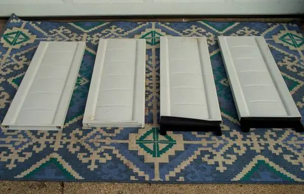 4 PLASTIC DOORS Suncast Outdoor Storage Container or Shed