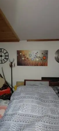 Giant hand painted oil on canvas painting