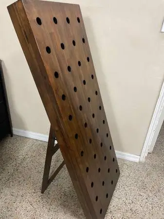 🍷 French Wine Riddling Rack holds 44 Bottles for rotating bottles 4Ft