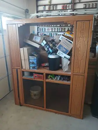 Big Oak entertainment center