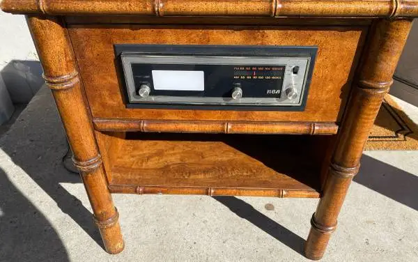 Used - 1970’s/1980’s Night Stand w/ Built-in RCA Radio (works)