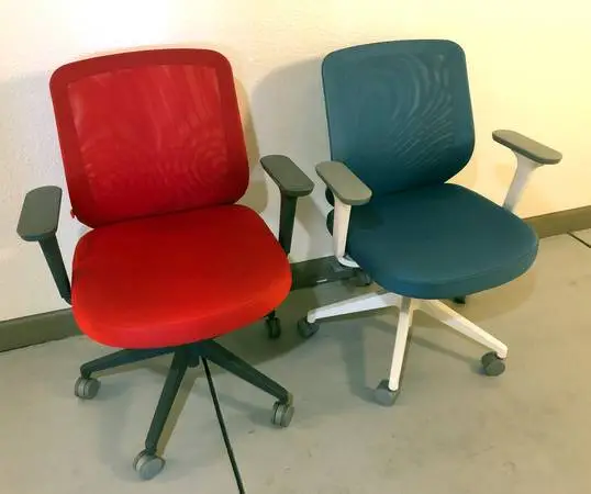 Like-New Poppin Max Task Mid Back Chairs