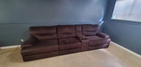 Macys electric reclining sectional couch