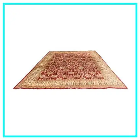 13ft × 17ft 10in Hand Knotted Afghani Wool Rug