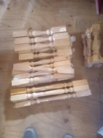 New Wood Legs/Spindles and old Table Legs