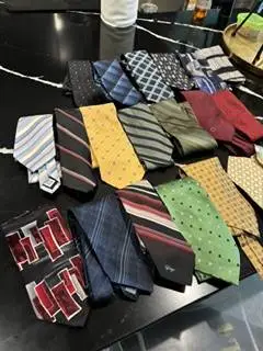 Mens Assorted Neckties total 55 some silk all in great condition
