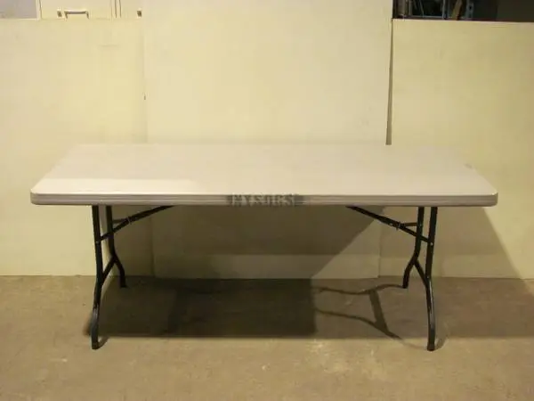 Lifetime folding table metal base and plastic top 72 x 30 x 29 high