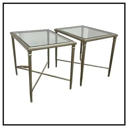 Ethan Allen Heron End Tables, Pair