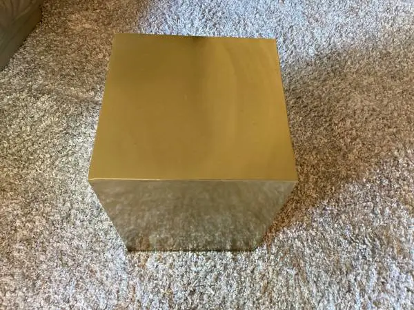 Lovely brass cubes