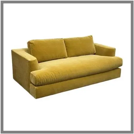 New Bespoke Mohair Amber Sofa