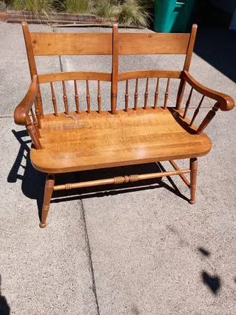 Maple loveseat