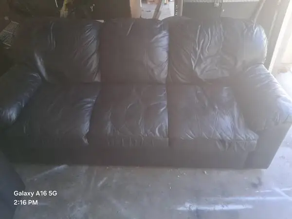 Black Sofas Set