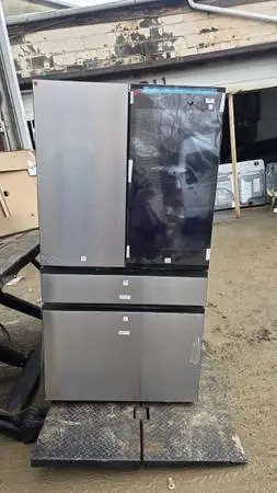 Brand new Samsung family hub 4 door refrigerator with tv screen