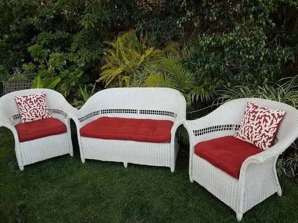 Pier 1 Loveseat + Chairs Indoor Set
