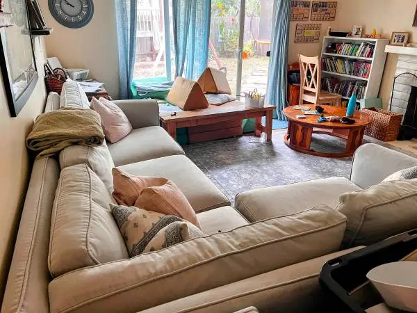 Custom Sectional Couch, pull-out bed