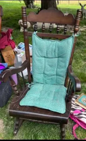 Vintage Virginia House Solid Wood Rocking Chair
