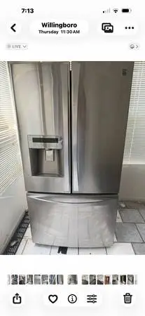 Kenmore elite Refrigerator like new