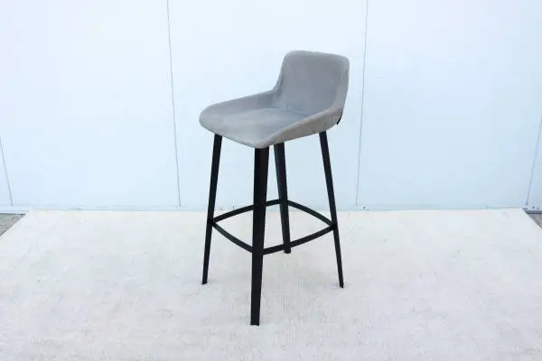 Emanuel Gargano and Anton Cristell for Amura Panis Suede Barstool