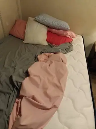 Queen size mattress and frame