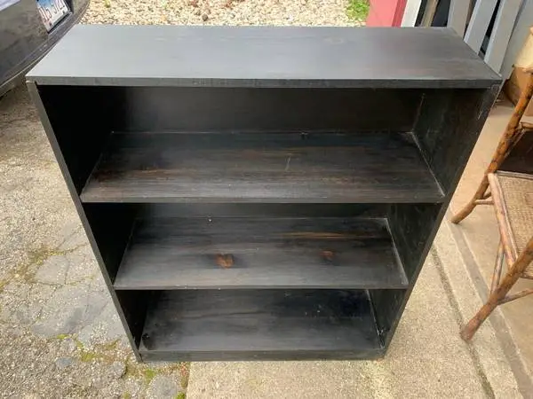 WOODEN 4 SHELF BOOK RACK with the TOP