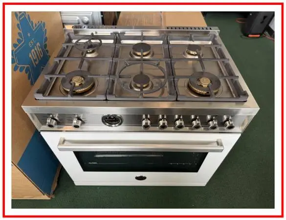 Bertazzoni – 36″ Professional Series range Gas oven Natursl Gas-Wh