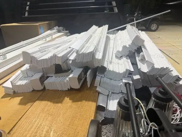69.5” WX58”L Curtain Rods