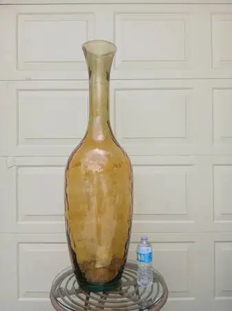 TALL 40 AMBER GLASS BOTTLE