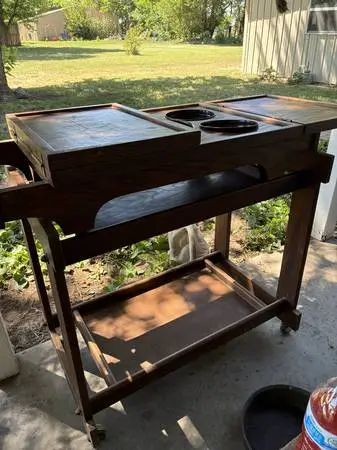 Rare Mid Century Bar Cart