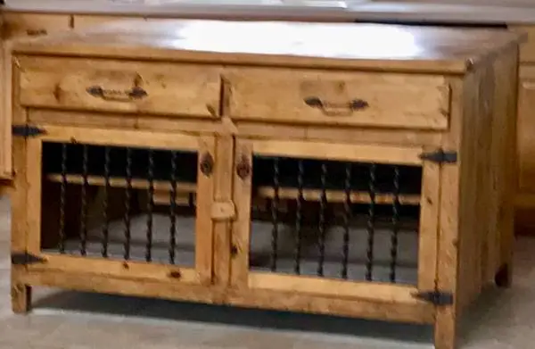 Rustic kitchen island
