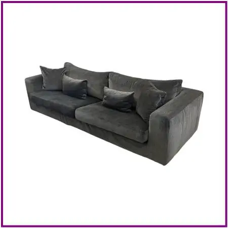 Limn Italia Charcoal Gray Sofa