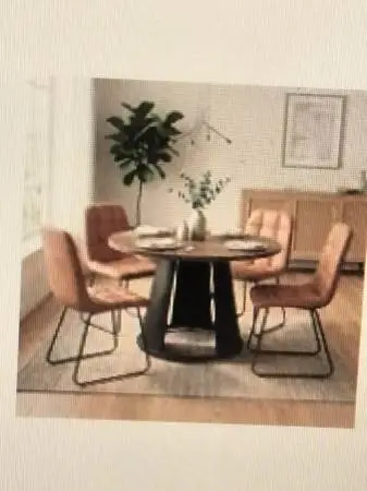 Mid century dining room table and chairs
