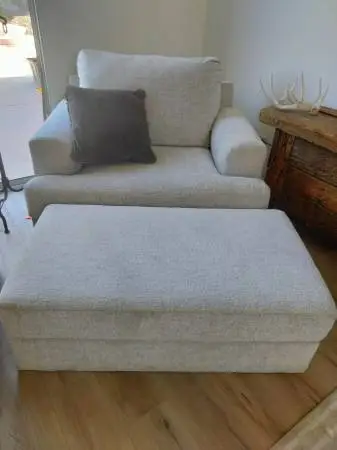 Ashley sofa and club chair
