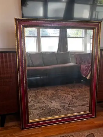 gorgeous, large Red mirror