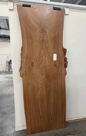 Price drop! Gorgeous live edge slab tabletop, solid elm