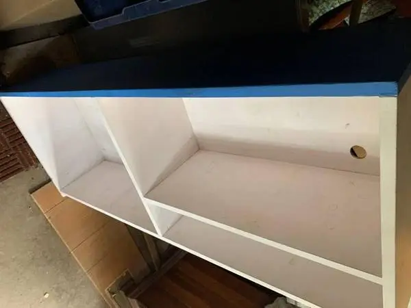 LARGE FREE STANDING BOOK SHELF FOR VARIES SIZED BOOKS
