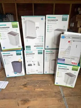 New Dehumidifiers from 50-pints to 22-pints