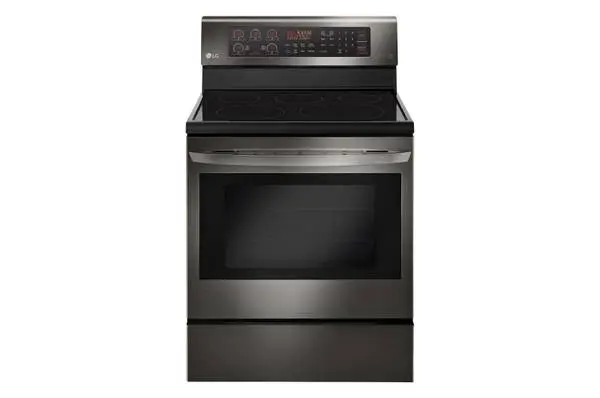 30 Freestanding Electric Range True Convection Black Stainless St New