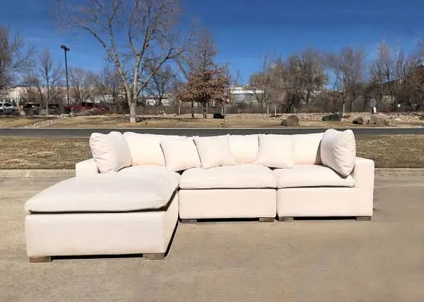 Modern contemporary dream cloud sectional 4pc sofa set - brand new